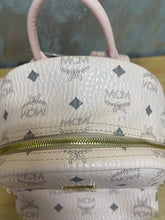 Load image into Gallery viewer, MCM Backpack Pink Medium SKU6975