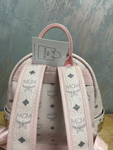 Load image into Gallery viewer, MCM Backpack Pink Medium SKU6975