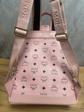 Load image into Gallery viewer, MCM Backpack Pink Medium SKU6976
