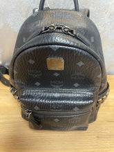 Load image into Gallery viewer, MCM Backpack PM Black SKU6974