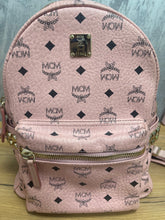 Load image into Gallery viewer, MCM Backpack Pink Medium SKU6976