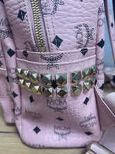 Load image into Gallery viewer, MCM Backpack Pink Medium SKU6976