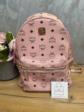Load image into Gallery viewer, MCM Backpack Pink Medium SKU6976