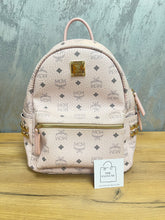 Load image into Gallery viewer, MCM Backpack Pink Medium SKU6975
