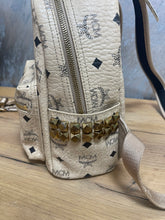 Load image into Gallery viewer, MCM Backpack Beige PM SKUAM2196