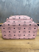 Load image into Gallery viewer, MCM Backpack Pink Medium SKU6976