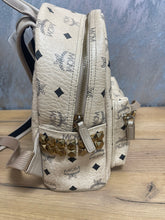 Load image into Gallery viewer, MCM Backpack Beige PM SKUAM2196