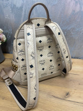 Load image into Gallery viewer, MCM Backpack Beige PM SKUAM2196
