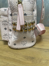 Load image into Gallery viewer, MCM Backpack Pink Medium SKU6975