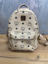 Load image into Gallery viewer, MCM Backpack Beige PM SKUAM2196