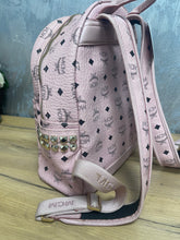 Load image into Gallery viewer, MCM Backpack Pink Medium SKU6976