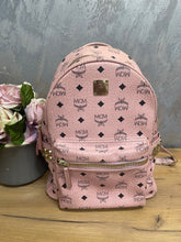 Load image into Gallery viewer, MCM Backpack Pink Medium SKU6976
