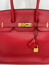 Load image into Gallery viewer, Birkin 35 Red Rouge SKU1517
