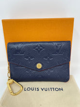 Load image into Gallery viewer, Pochette Cles Empreinte Navy SKU873