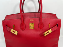 Load image into Gallery viewer, Birkin 35 Red Rouge SKU1517