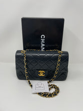 Load image into Gallery viewer, Chanel Double Flap Small Black