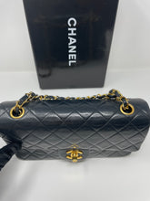 Load image into Gallery viewer, Chanel Double Flap Small Black