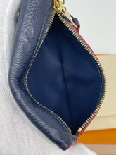 Load image into Gallery viewer, Pochette Cles Empreinte Navy SKU873