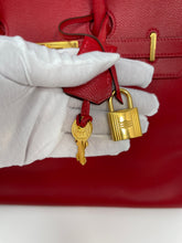 Load image into Gallery viewer, Birkin 35 Red Rouge SKU1517