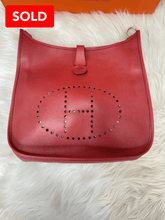 Load image into Gallery viewer, Hermes Evelyne Rouge GM I
