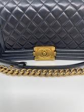 Load image into Gallery viewer, Chanel Le Boy Medium BLK SKU1007
