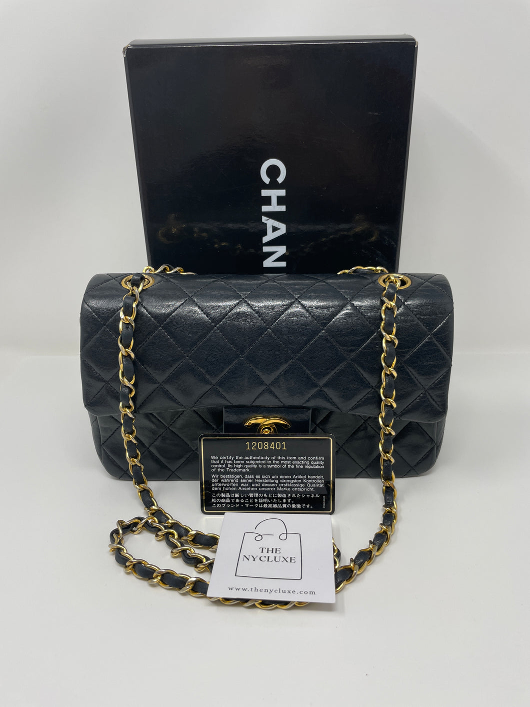 Chanel Double Flap Small Black
