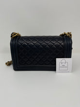 Load image into Gallery viewer, Chanel Le Boy Medium BLK SKU1007
