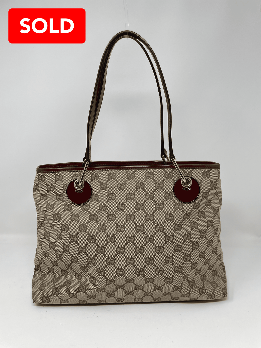 Gucci Eclipse Tote Maroon